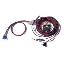 Use a simple 4 way flat connector to power your 2 light trailer lights or use a custom vehicle specific trailer wiring harness. Pontoon Boat Wiring Harness