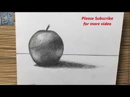 It took around1 hour to make. Easy Way To Draw An Apple How To Draw A Realistic Apple 3d Drawing Drawing Apple Pencil Drawings Easy Drawing Pencil Sketches