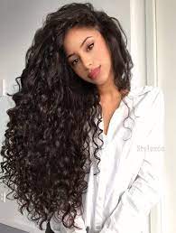 Stunning Long Curly Hairstyle Trends For 2019 Curly Hair Styles Side Curly Hairstyles Curly Hair Styles Naturally
