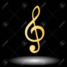 It's the fundamental ingredient that sets the mood, keeps the audience engaged and aids the. Golden Music Note Button On A Black Background Royalty Free Cliparts Vectors And Stock Illustration Image 15735736