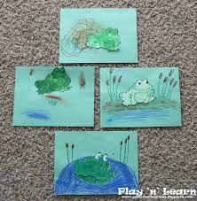 Amphibian Life Cycle Diagram Children Created Their Own Frog Habitat Picture And Frog To Go With It Frog Habitat Amphibian Life Cycle Life Cycles