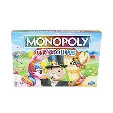 Monopoly Unicorns Vs Llamas Board Game For Ages 8 Up Https Www Amazon Com Dp B07qb98hv7 Ref Cm Sw R P Board Games For Girls Unicorn Games Board Games