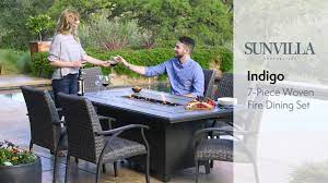 Shop by departments, or search for specific item(s). Sunvilla Indigo 7 Piece Woven Fire Dining Set Costco