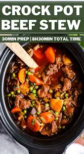 Serve Up A Hot Meal Without The Fuss For Your Family Tonight This Crock Pot Beef Stew I Crockpot Recipes Beef Crockpot Recipes Beef Stew Crockpot Recipes Easy