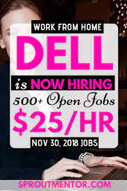 Legitimate Work From Home Jobs Hiring Now Dell Others Sproutmentor Legitimate Work From Home Work From Home Companies Work From Home Jobs