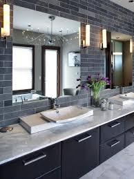 Common characteristics in modern bathroom designs include minimal use of color, sticking to neutrals, black and white, and then adding an accent element. 40 Bathroom Color Schemes You Never Knew You Wanted
