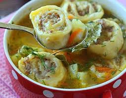 Kartofelnyj Sup S Lenivymi Pelmenyami Rezept Rezepte Russische Rezepte Kochen Russisches Essen