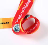 Manufacturer Certificate Exhibition Competition Ribbon Heat Transfer  Printing Nylon Lanyard DIY Design Wholesale Custom