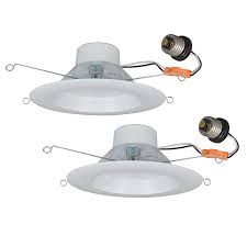 5 In Or 6 In Utilitech 65 Watt Equivalent White Dimmable Recessed Downlight