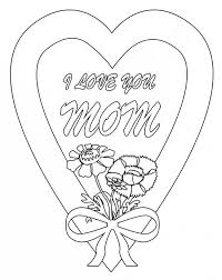 The love coloring pages called heart and roses to coloring. I Love You Mom In Hearts And Roses Coloring Page Color Luna