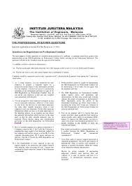 The following regulations on professional conduct are made by the council under section ix of the bylaws. The Professional Interview Questions