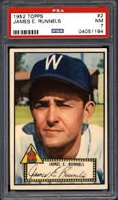 1952 Topps James E. Runnels