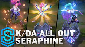 K/DA ALL OUT Seraphine Skin Spotlight - League of Legends - YouTube