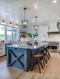 A central kitchen island is high on the wish list for most peoples dream kitchen layouts. Pin By Tawnie Braaten On Making A House A Home Farmhouse Kitchen Design Home Decor Kitchen Rustic Farmhouse Kitchen