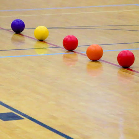 PLAYM8 Original Dodgeball 6 Pack 22cm - 3 / Assorted / 6 Pack