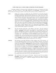 According to our experts, before. Irac Structure For Exam Using The I R A C Structure In Writing Exam Answers The Irac Method Is A Framework For Organizing Your Answer To A Business Course Hero