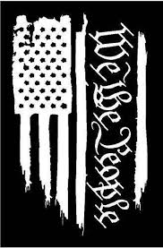 Black American Flag Car Decal Vinyl Decal We The People Flag Usa Military Truck Country Bumper Sticker Car Truck Laptop Vinyl Decals Car Bumper Stickers Vinyl Window Decals