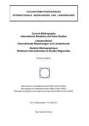 21 desember natal ama ina hkbp tanjung sari medan : Wao World Affairs Online Current Bibliography 2010 July 16 31