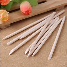 Orange Wood Stick Cuticle Pusher - Glamorous Nail Supplies