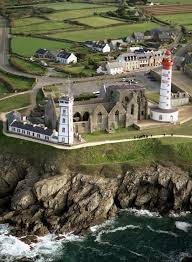 Lighthouse And Abbey Of Pointe Saint Mathieu Finistere Brittany France Lighthouse Pictures Beautiful Lighthouse Around The Worlds
