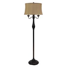 Decor Therapy Abigail 63 In Oil Rubbed Bronze Floor Lamp With Linen Shade Pl3869 Bronze Floor Lamp Decor Therapy Floor Lamp