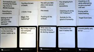 Take your time and do a nice job and the cards will be easier to handle later. Custom Cards Against Humanity Cards Mitchell Johnston Designs