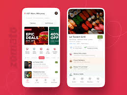 Zomato App App Sushi Design App Home
