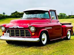 Image result for Radiant Red 1955 Truck