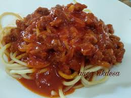 Agak sudah naik bau masukkan sambal kosong tadi. Resepi Bolognese Sedap