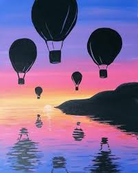  July272014443hotairballoonslg Jpg 500 625 Painted Palette Canvas Art Painting Canvas Painting Tutorials Simple Canvas Paintings