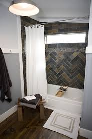 In this design style professionals usually, use big tiles of grey and black colors. 27 Bathroom Slate Tile Ideas 2021