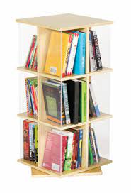 Adjustable greeting card rack display stand 4 tier 16 pocket postcard cd dvd book brochure literature spin 7x5 6x4 pocket size: Guidecraft Rotating Book Display 3 Tier