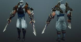 League Of Legends Shockblade Zed Garb Cosplay Costume Version 01 League Of Legends Art Images