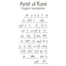 Ayat Ul Kursi With English Translation Original Iphone Wallpaper Islamic Quotes English Translation