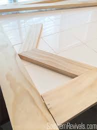 tile top table makeover updating a