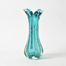 Vintage Murano Bullicante Glass Vase