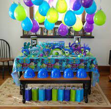 Disney monsters inc birthday party supplies small plates loot bags lot. Pin By Dee Sweets On Monster Inc Birthday Party Monster Inc Birthday Monster Birthday Parties Monster Inc Party