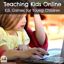 Games for the english classroom. Teaching Kids Online Esl Games And Activities For Virtual Classes With Young Children Tea Time Monkeys