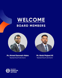We are pleased to welcome Mr. Ahmed Saruvash Adam as a new Board Member and  congratulate Mr. Abdul Majeed Ali
