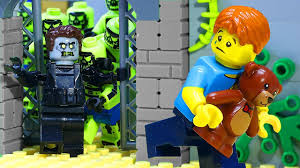 Lego Zombie Apocalypse My Daddy Is Not Human Lego Animation Lego Zombies Funny Cartoon Gifs Zombie Apocalypse