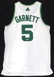 Boston Celtics Kevin Garnett Autographed White Adidas Jersey Size 44  Beckett BAS #Y92165