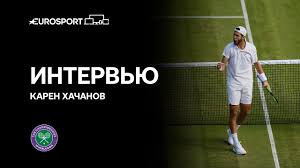 Хачанов трижды подал навылет, допустил одну двойную. Karen Hachanov Ob Uverennoj Pobede I Opasnom Tiafo Youtube