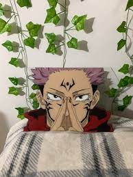 Jujutsu Kaisen Sukuna Glass Painting In 2021 Anime Glass Painting Glass Painting Anime Art