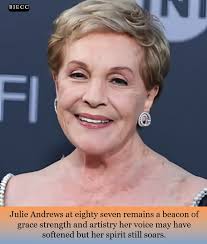 Julie Andrews continues to inspire generations with her timeless poise and  warmth. From Mary Poppins to The Sound of Music, she defined cinematic  elegance and the power of a pure heart. Her