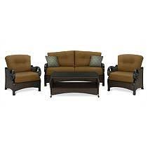 La Z Boy Outdoor Isabella Deep Seating Set Outdoor Patio Furniture Set 4 Pc Outdoor Patio Furniture Sets Outdoor Patio Furniture Outdoor Spaces