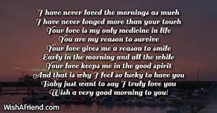 If she sends you a sweet good morning message. Good Morning Poems For Her