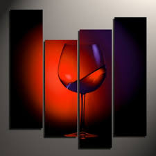 Very Clever Wine Glass Painting Wine Painting Wine Art Wine Wall Art