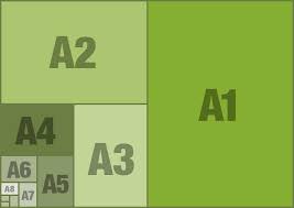 Standard Paper Size Chart Designs Generally Based Off Of T