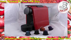 It comes with some simple programmable buttons for lungo. Nespresso Essenza Mini Espresso Machine Review