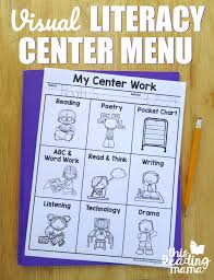 Visual Literacy Center Menu This Reading Mama